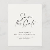 budget Moderne handgeschreven typografie bruiloft (Voorkant)