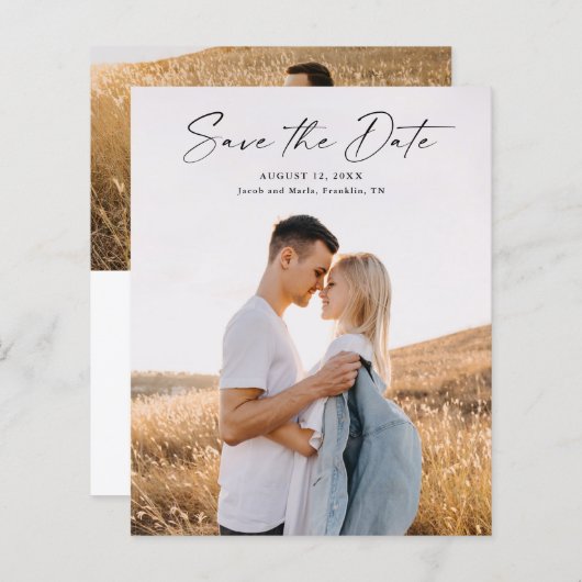 Budget Moderne het Berichten van de Manuscript van (Voorkant / Achterkant)