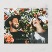 Budget Moderne Horizontaal Foto bruiloft (Achterkant)