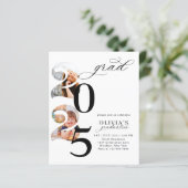 BUDGET Moderne Jaar Foto Sjabloon Afstudeerfeest (Staand voorkant)