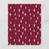 Budget Moderne Kaart kerstfoto's voor fijne kerst (Achterkant)