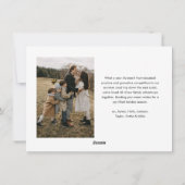 Budget Moderne Kalligrafie Gelukkig Nieuwjaar 2 Fo Feestdagenkaart (Achterkant)