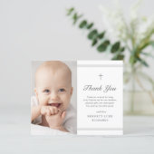 Budget Moderne Legance Baptisme Hartelijk dank (Staand voorkant)
