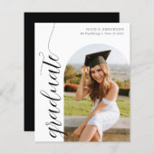 Budget Moderne Manuscript Afstuderen de Aankondigi (Voorkant / Achterkant)