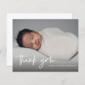 Budget Moderne Manuscript Baptisme Dank u Papierbl (Voorkant / Achterkant)