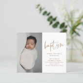 Budget Moderne Manuscript Eenvoudige Baptisme Uitn (Staand voorkant)