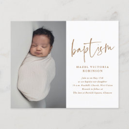 Budget Moderne Manuscript Eenvoudige Baptisme Uitn