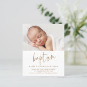 Budget Moderne Manuscript Eenvoudige Baptisme Uitn (Staand voorkant)