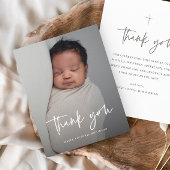 Budget Moderne Manuscript Foto Baptisme Dank u