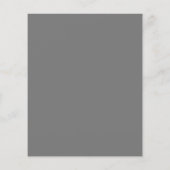 Budget Moderne Manuscript Gray Wedding Uitnodiging (Achterkant)