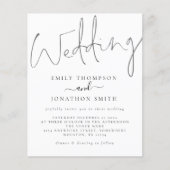 Budget Moderne Manuscript Witte Grijze Weddenschap (Voorkant)