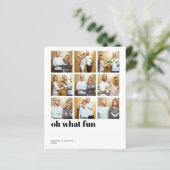 Budget Moderne Minimale Collage Holiday Foto (Staand voorkant)