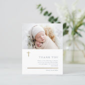 Budget Moderne Minimale Photo Baptism - Hartelijk  (Staand voorkant)