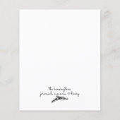 Budget Moderne Minimale Vredesliefdesfeestdag Foto (Achterkant)