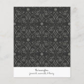 Budget Moderne Minimale Vredesliefdesfeestdag Foto (Achterkant)