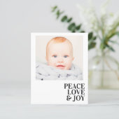 Budget Moderne Minimale Vredesliefdesfeestdag Foto (Staand voorkant)