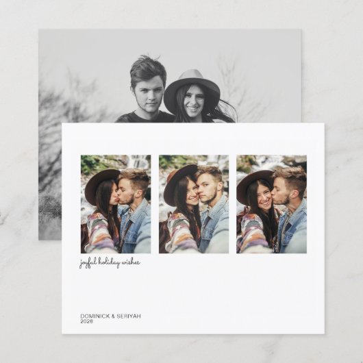 Budget Moderne Minimalistische Eenvoudige Holiday (Voorkant / Achterkant)