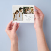 Budget Moderne Minimalistische Foto Hartelijk dank Flyer (Hand)