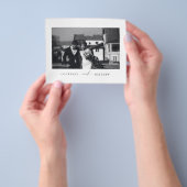 Budget Moderne Minimalistische Foto Hartelijk dank Flyer (Hand)