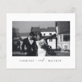 Budget Moderne Minimalistische Foto Hartelijk dank Flyer (Voorkant)