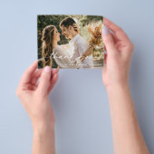 Budget Moderne Minimalistische Foto Hartelijk dank Flyer (Hand)