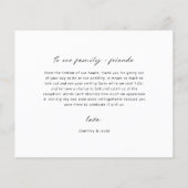 Budget Moderne Minimalistische Foto Hartelijk dank Flyer (Achterkant)