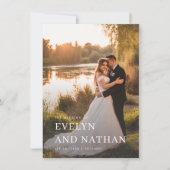 Budget Moderne Minimalistische Overlay Foto Bruilo Kaart (Voorkant)