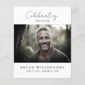 Budget Moderne Minimalistische Uitnodiging voor Be (Voorkant)