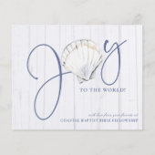 Budget Moderne Nautical Kerstfeestdag (Voorkant)