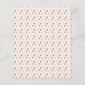 Budget Moderne Pastel & Gouden Boom Kerstfeest (Achterkant)