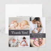 Budget Moderne Photo Collage boy baby shower (Voorkant / Achterkant)
