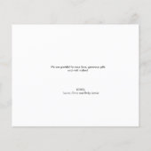 Budget Moderne Photo Collage boy baby shower (Achterkant)