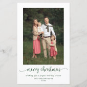 BUDGET Moderne prettige kerstfeestdag foto (Voorkant)