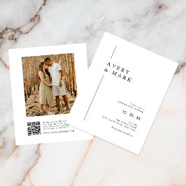 Budget Moderne QR Code Weddenschap