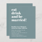 Budget Moderne QR Code Weddenschap (Voorkant / Achterkant)