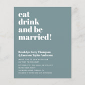 Budget Moderne QR Code Weddenschap (Voorkant)