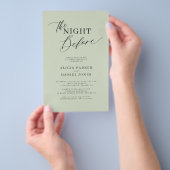 Budget moderne salie proef diner uitnodiging flyer (Hand)