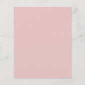 Budget Moderne Stusty Roos Florals Wedding RSVP (Achterkant)