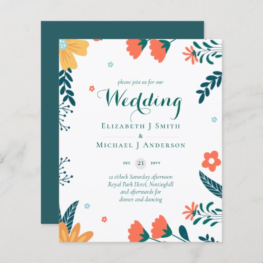 BUDGET Moderne tuin leidt tot weduwschap (Voorkant / Achterkant)