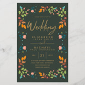 BUDGET Moderne tuinbossen en weddenschappen uitnod (Voorkant)