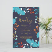 BUDGET Moderne tuinbossen en weddenschappen uitnod (Staand voorkant)