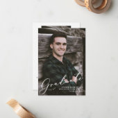 Budget Moderne Twee Aankondiging van het Afstudere (Voorkant / Achterkant in situ)