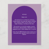 BUDGET Moderne typografie Arch Minimalistische bru Flyer (Achterkant)