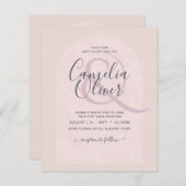 BUDGET Moderne typografie Arch Minimalistische Tro (Voorkant / Achterkant)