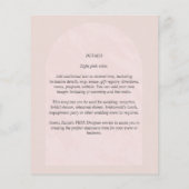 BUDGET Moderne typografie Arch Minimalistische Tro (Achterkant)