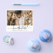 Budget Moderne Typografie Collage Save the Date Flyer (Enkel)