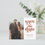 Budget Moderne Typografie Foto slaat de datum op (Staand voorkant)