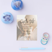 Budget Moderne Typografie Foto slaat de datum op Flyer (Enkel)