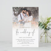 Budget Moderne Uitnodiging tot het Wedden van de B (Staand voorkant)