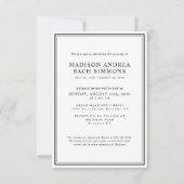 Budget Moderne Uitvaartdienst Viering van het Leve Notitiekaartje (Voorkant)